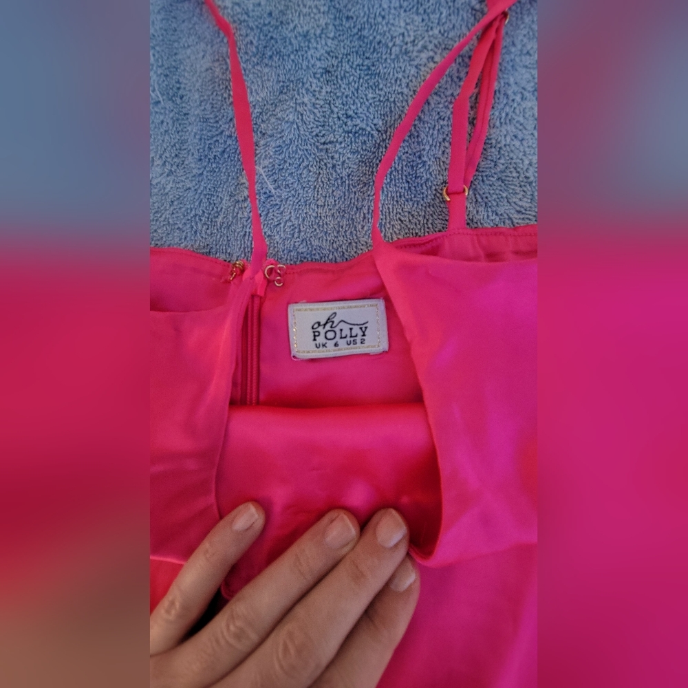 Oh Polly Hot Pink Mini Dress